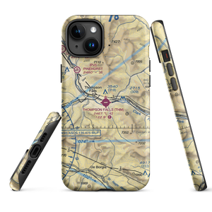 Thompson Falls Airport (THM) VFR Sectional  Tough iPhone Case