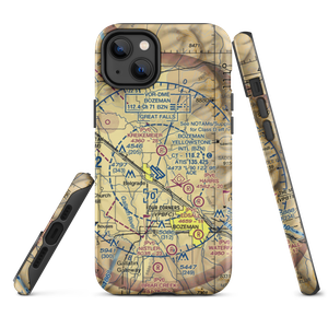 Thompson Field (MT81) VFR Sectional  Tough iPhone Case