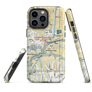 Thompson Pass Airport (K55) VFR Sectional  Tough iPhone Case