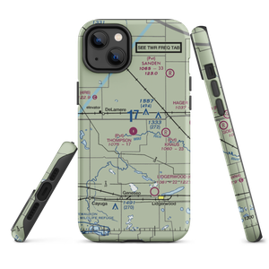 Thompson Private Airport (NA21) VFR Sectional  Tough iPhone Case