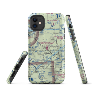 Thompsonville Airport (7Y2) VFR Sectional  Tough iPhone Case