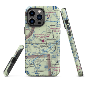 Thompsonville Airport (7Y2) VFR Sectional  Tough iPhone Case