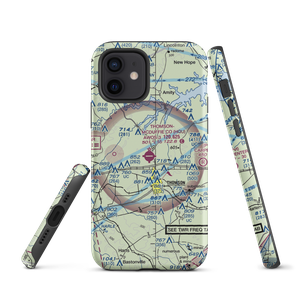 Thomson-McDuffie County Airport (HQU) VFR Sectional  Tough iPhone Case