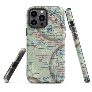 Three Castles Airpark (4D1) VFR Sectional  Tough iPhone Case