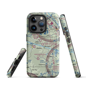 Three Castles Airpark (4D1) VFR Sectional  Tough iPhone Case