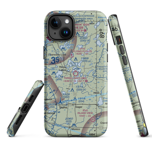 Three Lakes Municipal Airport (40D) VFR Sectional  Tough iPhone Case