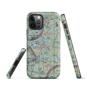 Three Lakes Municipal Airport (40D) VFR Sectional  Tough iPhone Case