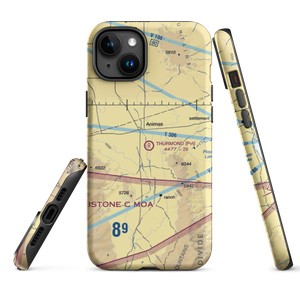 Thurmond Airport (NM12) VFR Sectional  Tough iPhone Case