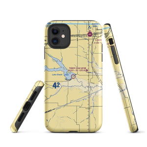 Tiber Dam Airport (B70) VFR Sectional  Tough iPhone Case