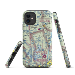 Tick Hill Airfield (XA47) VFR Sectional  Tough iPhone Case