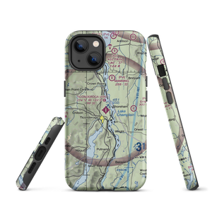 Ticonderoga Municipal Airport (4B6) VFR Sectional  Tough iPhone Case