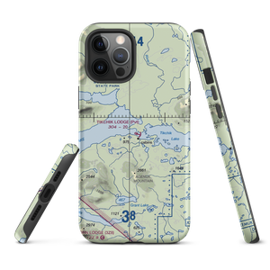 Tikchik Lodge Seaplane Base (AK56) VFR Sectional  Tough iPhone Case