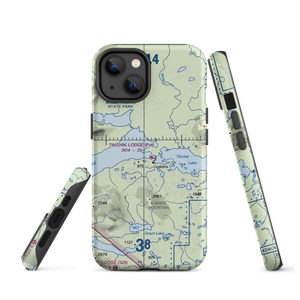 Tikchik Lodge Seaplane Base (KTH) VFR Sectional  Tough iPhone Case