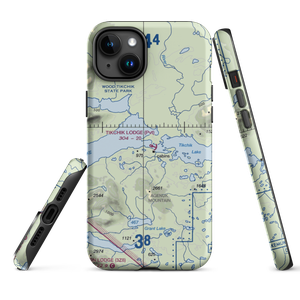 Tikchik Lodge Seaplane Base (KTH) VFR Sectional  Tough iPhone Case