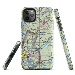 Timberdoodle Airport (93VA) VFR Sectional  Tough iPhone Case