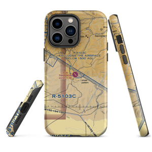 Timberon Airport (52NM) VFR Sectional  Tough iPhone Case