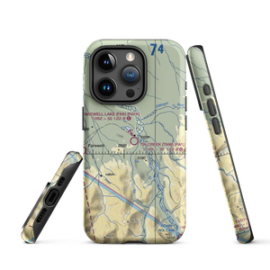 Tin Creek Airport (TNW) VFR Sectional  Tough iPhone Case