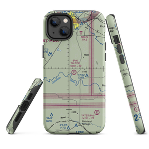 Tin Top Ranch Airport (3TA4) VFR Sectional  Tough iPhone Case