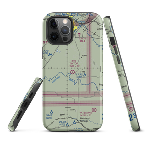 Tin Top Ranch Airport (3TA4) VFR Sectional  Tough iPhone Case