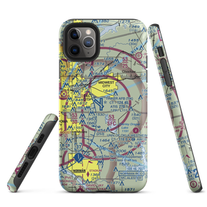 Tinker Air Force Base (TIK) VFR Sectional  Tough iPhone Case