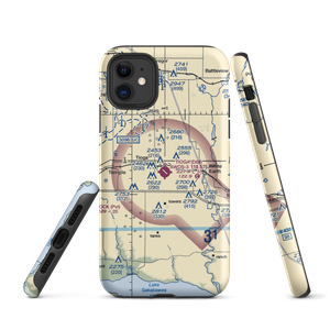 Tioga Municipal Airport (D60) VFR Sectional  Tough iPhone Case