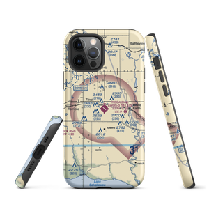 Tioga Municipal Airport (D60) VFR Sectional  Tough iPhone Case