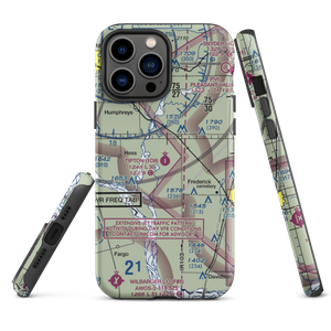 Tipton Municipal Airport (1O8) VFR Sectional  Tough iPhone Case