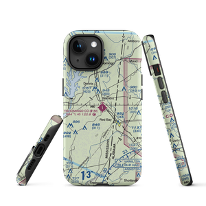 Tishomingo County Airport (01M) VFR Sectional  Tough iPhone Case