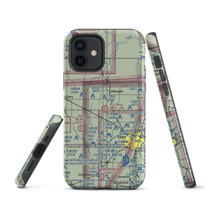 TLC Airport (OK71) VFR Sectional  Tough iPhone Case