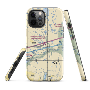 Tolsona Lake Seaplane Base (58A) VFR Sectional  Tough iPhone Case