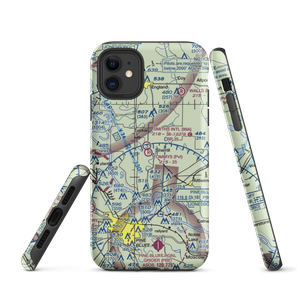 Tommy's Flying Service Inc Airport (AR22) VFR Sectional  Tough iPhone Case