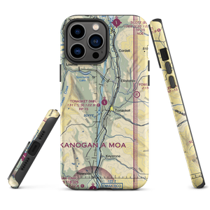 Tonasket Municipal Airport (W01) VFR Sectional  Tough iPhone Case