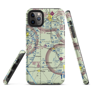 Tong Farm Airport (95OH) VFR Sectional  Tough iPhone Case