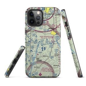 Too Short Airport (IA11) VFR Sectional  Tough iPhone Case