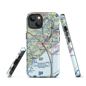 Topsail Airpark (01NC) VFR Sectional  Tough iPhone Case