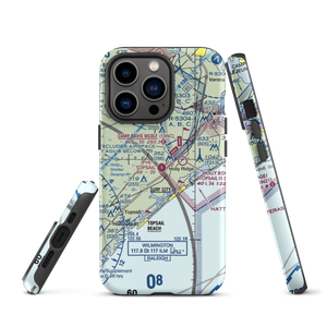 Topsail Airpark (01NC) VFR Sectional  Tough iPhone Case