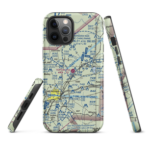 Topton Air Estates Airport (0MS0) VFR Sectional  Tough iPhone Case