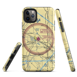 Torrington Municipal Airport (TOR) VFR Sectional  Tough iPhone Case