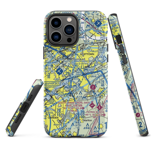 Total Rf Heliport (00A) VFR Sectional  Tough iPhone Case