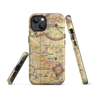 Totem Pole Ranch Airport (CA38) VFR Sectional  Tough iPhone Case