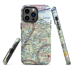 Toussaint Airpark (9OH2) VFR Sectional  Tough iPhone Case