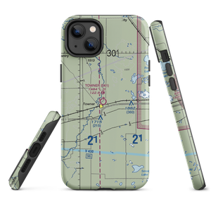 Towner Municipal Airport (D61) VFR Sectional  Tough iPhone Case