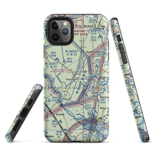 Townsend Air Strip (GA45) VFR Sectional  Tough iPhone Case