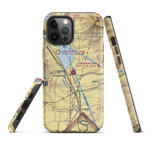 Townsend Airport (8U8) VFR Sectional  Tough iPhone Case