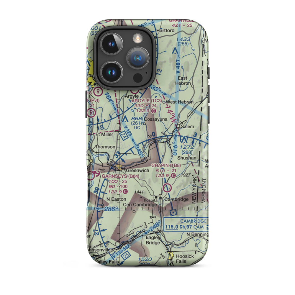 Tracy Field (4NK2) VFR Sectional  Tough iPhone Case iPhone 16 Pro Max model shown
