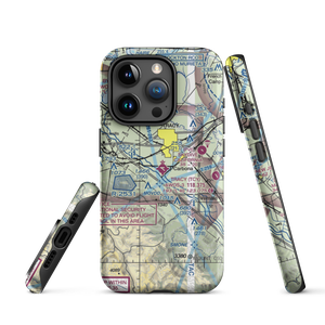 Tracy Municipal Airport (TCY) VFR Sectional  Tough iPhone Case