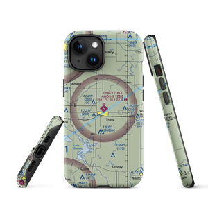 Tracy Municipal Airport (TKC) VFR Sectional  Tough iPhone Case