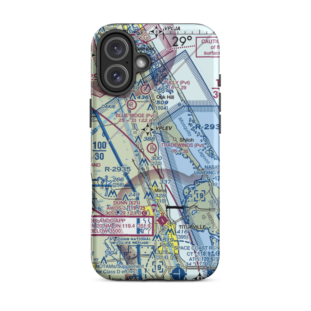 Tradewinds Aerodrome (3FD6) VFR Sectional  Tough iPhone Case iPhone 16 Plus model shown