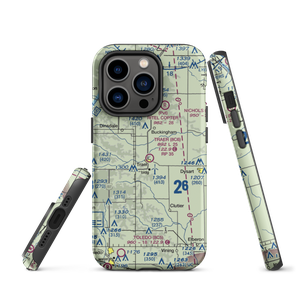 Traer Municipal Airport (8C6) VFR Sectional  Tough iPhone Case