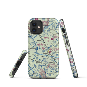 Traylor Tick Farm Airport (61TX) VFR Sectional  Tough iPhone Case